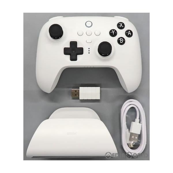 8BitDo - Ultimate Bluetooth Controller for Switch and Windows with Charging Dock - White
