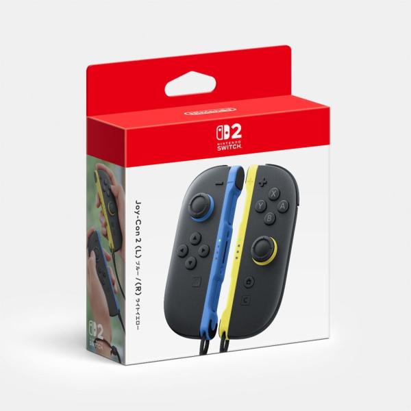 『予約前日発送』{ACC}{Switch2} Joy-Con 2(ジョイコン2) (L) ブルー/(R) ライトイエロー 任天堂(BEE-A-JACAC)(20260723)