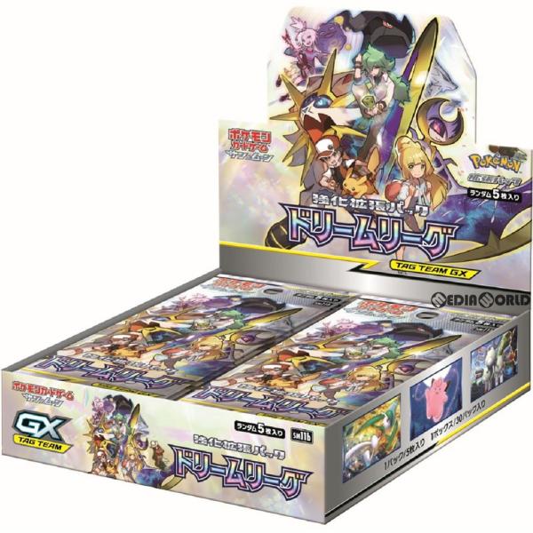 新品 お取り寄せ Box Tcg 再販 ポケモンカードゲーム サン ムーン 強化拡張パック ドリームリーグ 30パック 1900 メディアワールドプラス 通販 Yahoo ショッピング