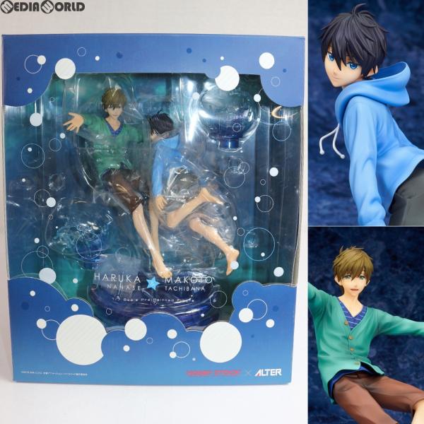 『中古即納』{FIG} アルタイル 七瀬遙＆橘真琴 映画 ハイ☆スピード!-Free! Starting Days- 1/7 完成品 フィギュア ホビーストック/アルター(20171126)