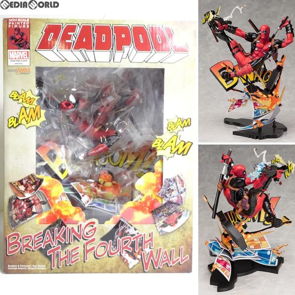 中古即納 Fig デッドプール ブレイキング ザ フォースウォール 完成品 フィギュア グッドスマイルカンパニー 1713 メディアワールドプラス 通販 Yahoo ショッピング