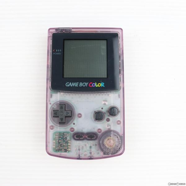 『中古即納』{本体}{GB}ゲームボーイカラー GAMEBOY COLOR クリアパープル(CGB-...