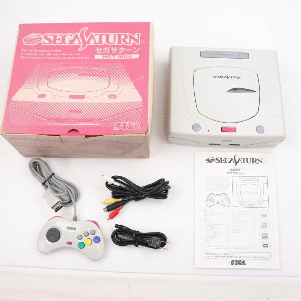 『中古即納』{本体}{SS} セガサターン SEGA SATURN ミストグレー(HST-0014)(19960322)