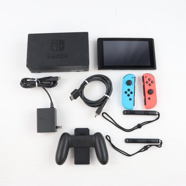 Nintendo Switch 本体 赤/青 有機EL 中古美品　128GB 任天堂（Nintendo） 『中古即納』{Switch} (本体) Nintendo Switch