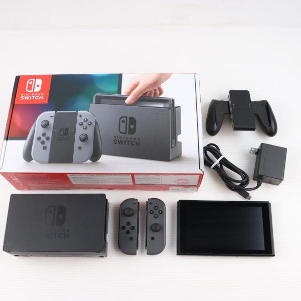 [美品]Nintendo Switch グレー 本体 完品　おまけ付き❗️ 任天堂（Nintendo） 『中古即納』{Switch} (本体) Nintendo Switch