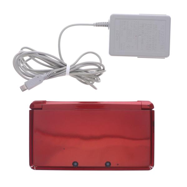 任天堂 ニンテンドー3DS フレアレッド CTR-S-RAAA 液晶画面いたみ
