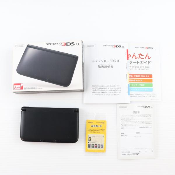 『中古即納』{3DS} (本体) ニンテンドー3DS LL ブラック 任天堂(SPR-S-KKAA)(20121101)