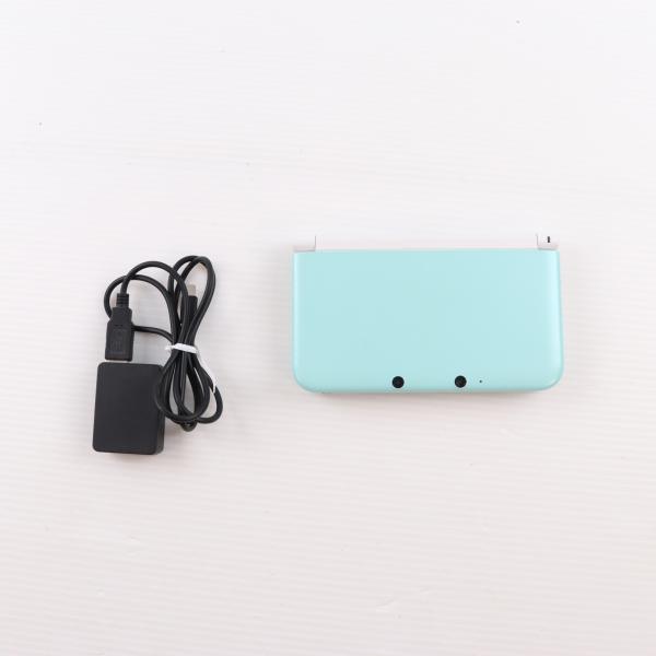 『中古即納』{3DS} (本体) ニンテンドー3DS LL ミント×ホワイト 任天堂(SPR-S-MAAA)(20130418)