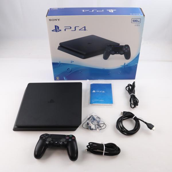 『中古即納』{PS4} (本体) PlayStation 4(プレイステーション4) ジェット・ブラック HDD500GB SIE(CUH-2000AB01)(20160915)
