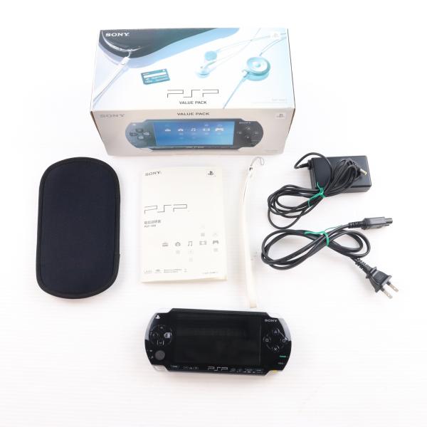 『中古即納』{PSP} (本体) PlayStation Portable(プレイステーション・ポータブル) バリューパック SCE(PSP-1000K)(20041212)