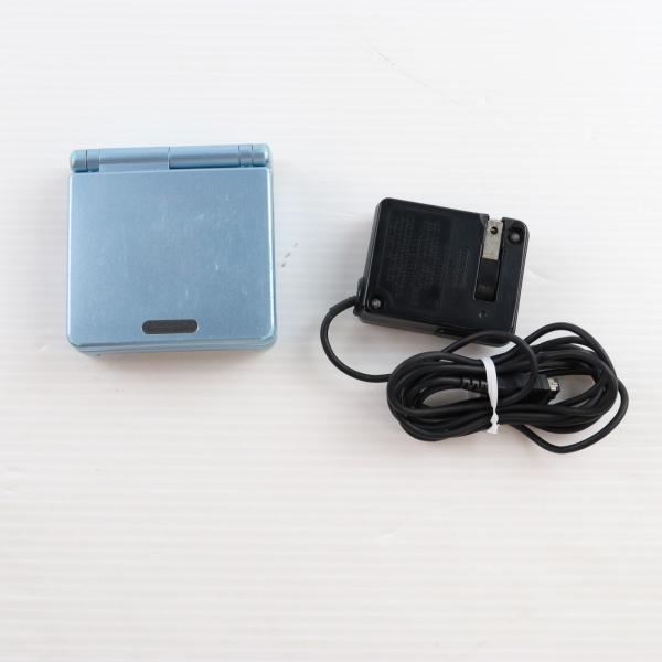 『中古即納』{GBA} (本体) GAMEBOY ADVANCE SP(ゲームボーイアドバンスSP) パールブルー 任天堂(AGS-S-PBA)(20030905)