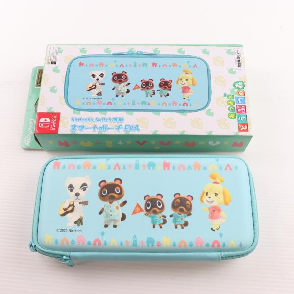 『中古即納』{ACC}{Switch} Nintendo Switch専用 スマートポーチEVA あつまれどうぶつの森 任天堂ライセンス商品 マックスゲームズ(HACP-02AD)(20200417)