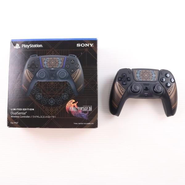 『中古即納』{ACC}{PS5} DualSense ワイヤレスコントローラー FINAL FANTASY XVI リミテッドエディション SIE(CFIJ-15500)(20230622)