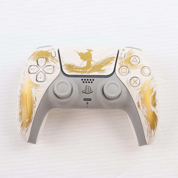 『中古即納』{ACC}{PS5} DualSense(デュアルセンス) ワイヤレスコントローラー Ghost of Yotei ゴールド リミテッドエディション SIE(20251002)