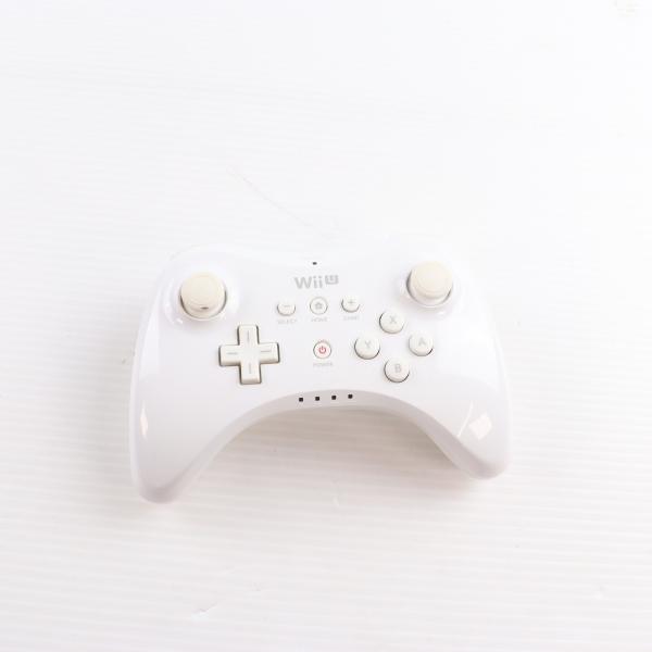 『中古即納』{ACC}{WiiU} (USB充電ケーブル無し) Wii U PROコントローラー Shiro 白 シロ 任天堂(WUP-A-RSWA)(20121208)