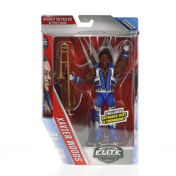 『中古即納』{FIG} ザビエル・ウッズ エントランスベスト ＆ トロンボーン WWE エリートコレクション スマックダウン アクションフィギュア マテル