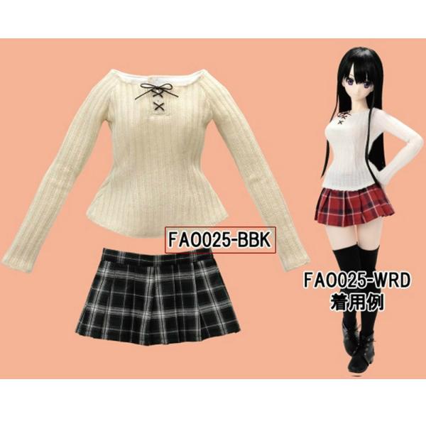 中古即納』{DOL} AZO2あったか編上げニット&スカートset