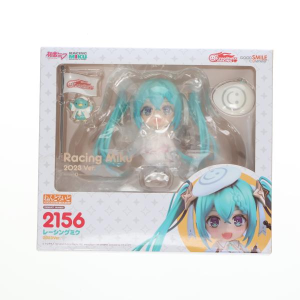 【未開封】 初音ミク レーシングミク 2023 ねんどろいど 2156 中古即納』{FIG} ねんどろいど 2156 レーシングミク 2023Ver