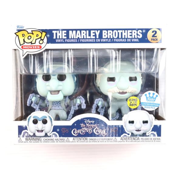 『中古即納』{FIG} POP! MOVIES マーレイブラザーズ Glow in the Dark 2 Pack マペットのクリスマス・キャロル 完成品 フィギュア FUNKO(ファンコ)(20231231)