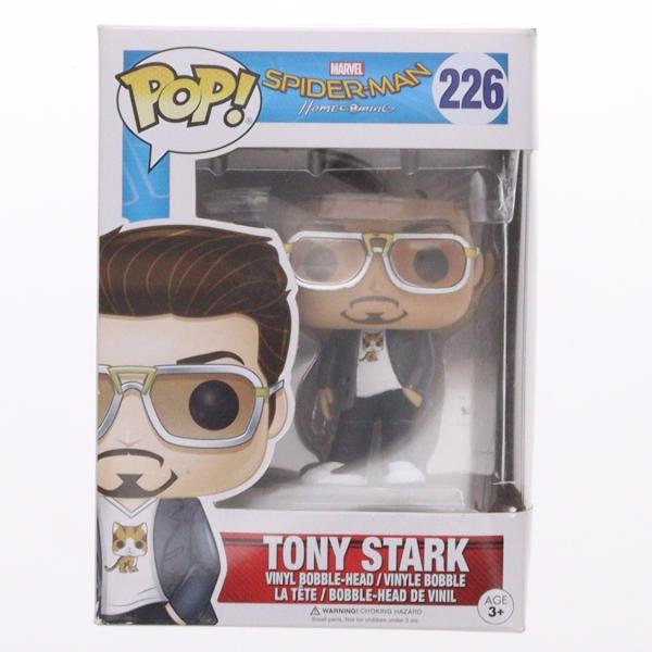 『中古即納』{FIG} POP! Marvel Series #226 トニー・スターク(Tシャツ版) スパイダーマン:ホームカミング 完成品 フィギュア FUNKO(ファンコ)(20170501)