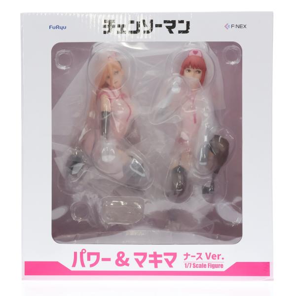 チェンソーマン パワー&マキマ ナースVer 1/7スケールフィギュア 中古即納』{FIG} パワー&マキマ ナースVer. チェンソーマン 1/7 完成品