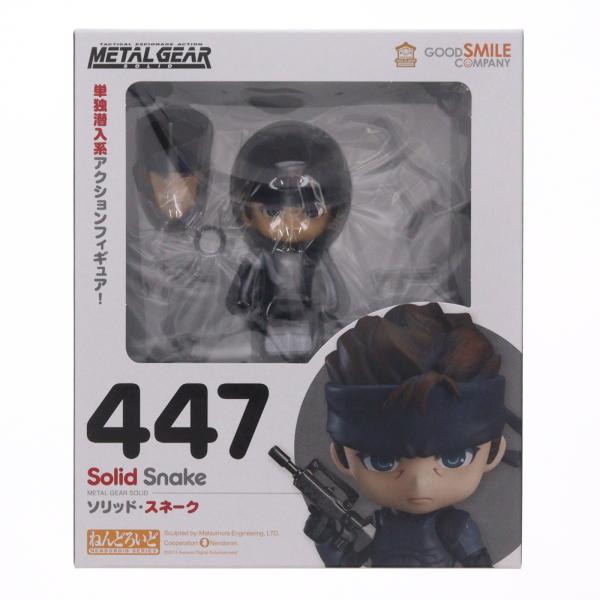 (2次再販)ねんどろいど 447 ソリッド・スネーク L GEAR SOLID(メタルギアソリッド) 完成品 可動フィギュア グッドスマイルカンパニー グッドスマイルカンパニー 『中古即納』{FIG} (2次再販)ねんどろいど