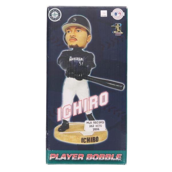 『中古即納』{FIG} イチロー(シアトル・マリナーズ) 262安打記念ボブルヘッドドール 完成品 フィギュア カタログハウス(20041030)