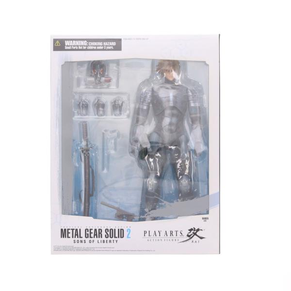 『中古即納』{FIG} PLAY ARTS改(プレイアーツ改) 雷電 METAL GEAR SOLID2 SONS OF LIBERTY 完成品 可動フィギュア スクウェア・エニックス(20131206)(20131206)