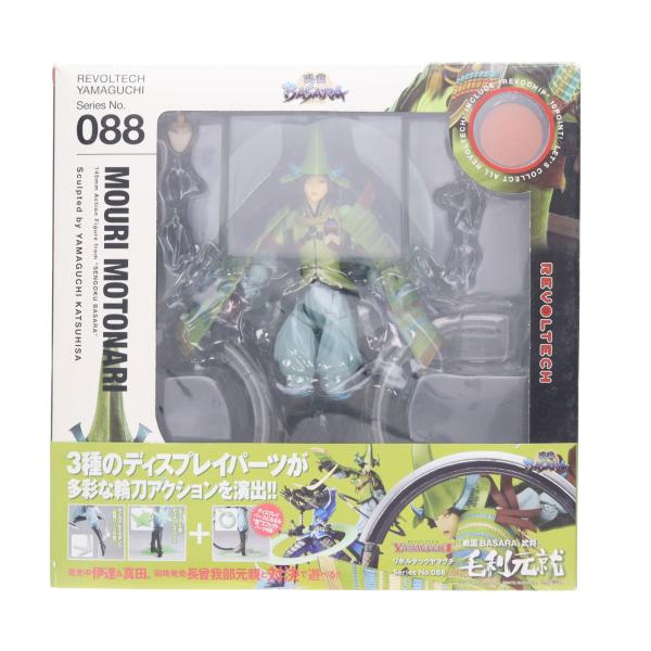 『中古即納』{FIG} リボルテックヤマグチ No.088 毛利元就(もうりもとなり) 戦国BASARA(バサラ) 完成品 可動フィギュア 海洋堂(20100416)