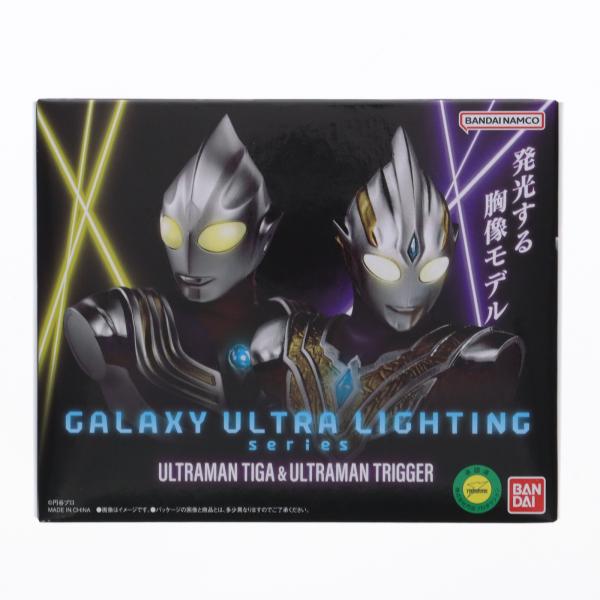 『中古即納』{FIG} ギャラクシーウルトラライティングシリーズ ウルトラマンティガ &amp; ウルトラマントリガー 完成品 フィギュア バンダイ(20240127)
