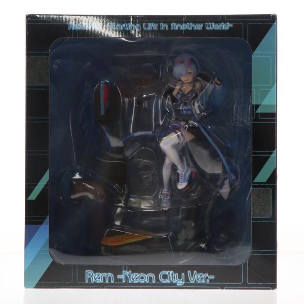 『中古即納』{FIG} SHIBUYA SCRAMBLE FIGURE レム -Neon City Ver.- Re:ゼロ 1/7 フィギュア Store＆Amazon限定 eStream/アルファサテライト(20220630)