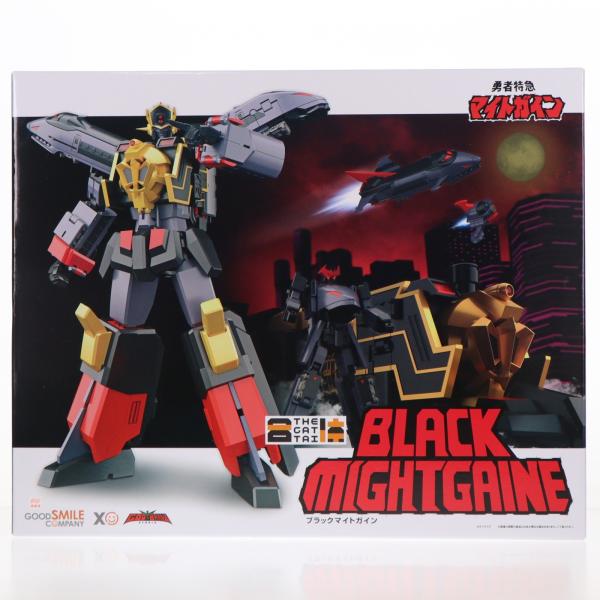 『中古即納』{FIG} THE合体 ブラックマイトガイン 勇者特急マイトガイン 完成品 可動フィギュア グッドスマイルカンパニー(20250930)