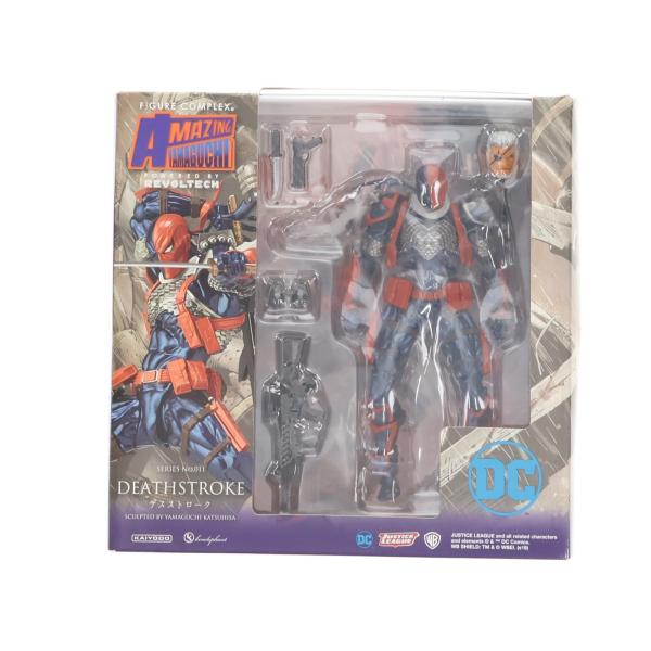 『中古即納』{FIG} フィギュアコンプレックス アメイジングヤマグチ No.011 DEATHSTROKE DCコミックス フィギュア 海洋堂/ケンエレファント(20190126)