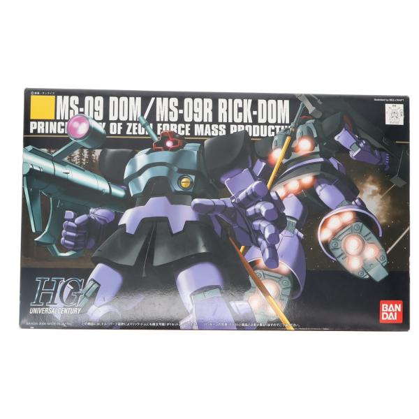 中古即納』{PTM} HGUC 1/144 MS-09 ドム/MS-09R リック・ドム 機動戦士