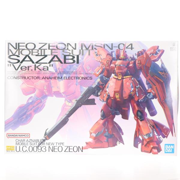 中古即納』{PTM} MG 1/100 MSN-04 サザビー Ver.Ka 機動戦士ガンダム