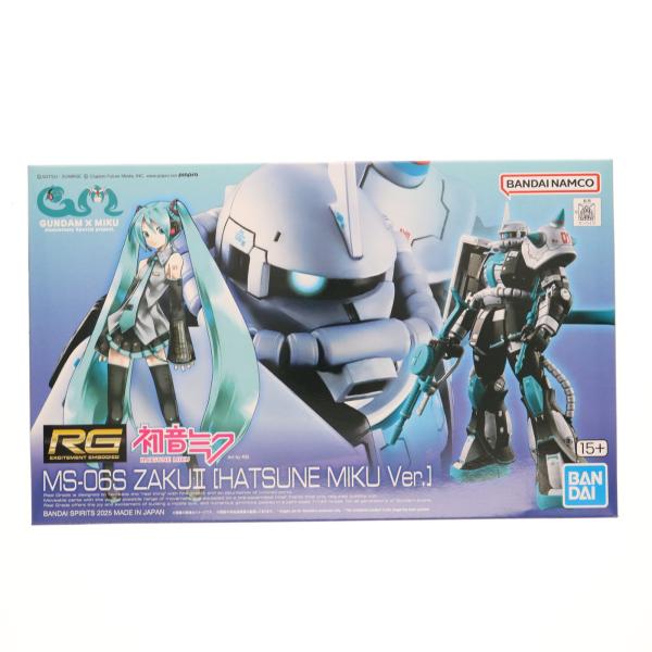 プレミアムバンダイ限定 RG 1/144 MS-06S ザクII[初音ミクVer.] 機動戦士ガンダム プラモデル(5068550) バンダイスピリッツ mediaworld-plus_63171633001
