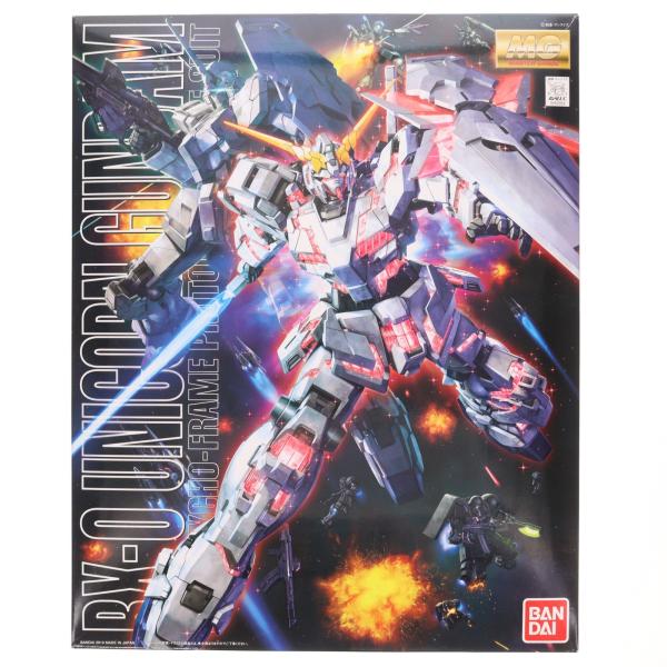 『中古即納』{PTM} MG 1/100 RX-0 ユニコーンガンダム 機動戦士ガンダムUC(ユニコーン) プラモデル(0162053) バンダイ(19991231)