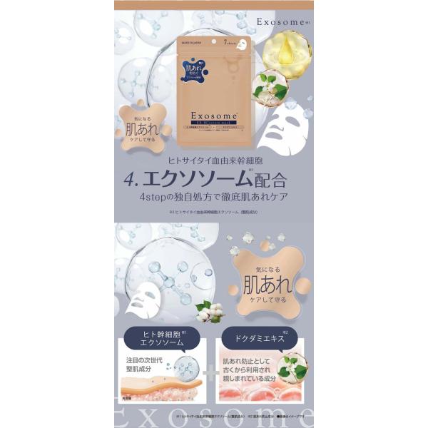 【メール便のみ送料無料】ジャパンギャルズ　＜EXO LABO EX HCセラムマスク 7P＞（ベージュ）エクソラボ＞