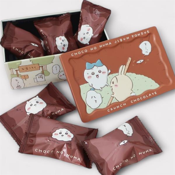 ちいかわ チョコの沼クランチ缶（6枚入り）お菓子 : オカイモノ