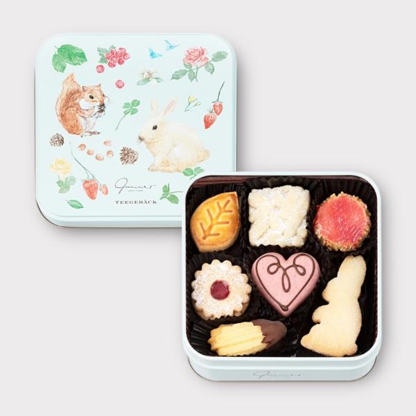 グマイナー   テーゲベック    クライネリーベ　（16個入り）　　リス・うさぎ缶　　　　　　　　　　　　（5月〜9月ヤマトクール便対象商品）