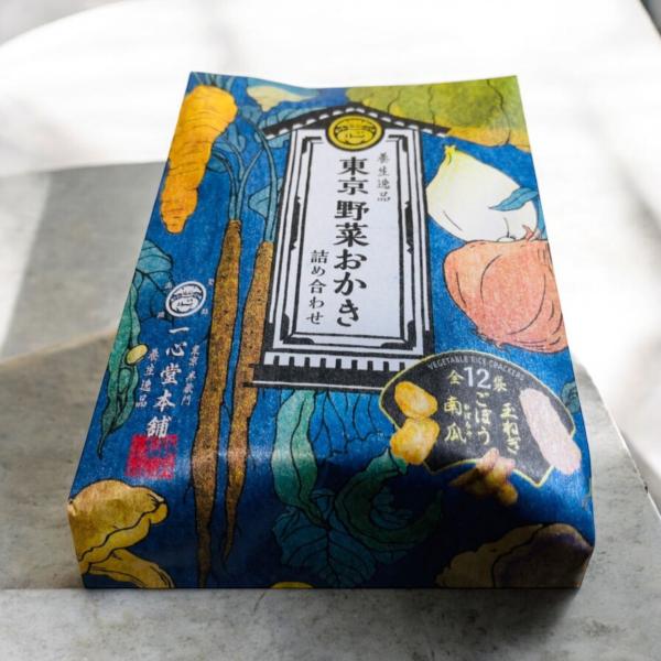 一心堂本舗 東京 野菜おかき 詰め合わせ 12袋入 母の日　　プレゼントお土産 手土産 御土産 お歳暮 お年賀 御中元 御歳暮 御年賀 御年始 母の日 父の日 初盆 お盆 御中元 お中元 お彼岸 暑中見舞い 暑中御見舞 暑中お見舞い 残暑お...