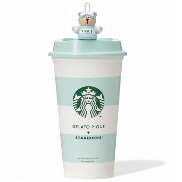 スタバカード付き　ジェラートピケ　スターバックス　プルオーバー　オフホワイト スターバックス×ジェラート ピケ】コラボグッズ全25型を実物写真