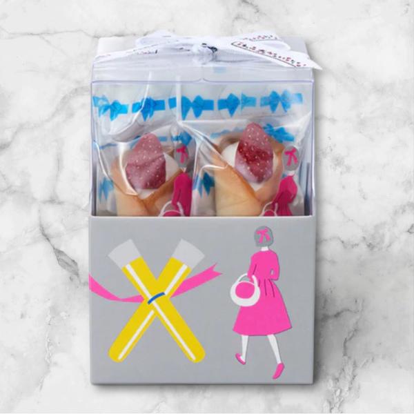 オードリー　バレンタイン　スペシャルミニボックス（6個入り）　ハローベリー（2個）グレイシア （4個）　包装無し　　イベントパッケージ