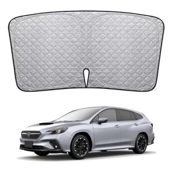 スバル レヴォーグ LEVORG VM4(2014年〜2020年)専用 車種専用設計 遮光フロントサンシェード 超厚手 6層構造 車用サンシェード フロントガラ