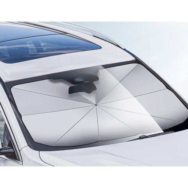 BMW ///M サンシェード 折り畳み 傘型 日除け UVカット 収納袋付 遮光 日よけ ガラスカバー フロントガラス 紫外線対策 遮熱 125x6
