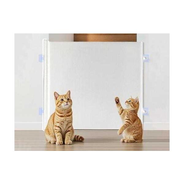 ■商品説明危険がいっぱいのキッチン、小物が多い部屋、階段、外へ続く玄関などに置くだけでセーフティスペースが作れます。また駐車場やお庭を区切ってドッグランを作ったり、屋外でも使用していただけます。■サイズ約78×130cm※平置き実寸の為、若...