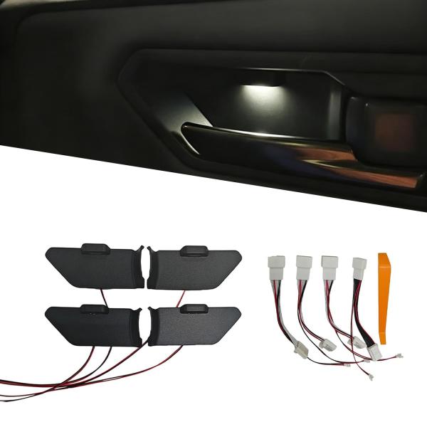 新型 トヨタ RAV4 60系に適合 インナードア ノブ ハンドル LED ライト イルミネーション 雰囲気灯 取付簡単 | 取付動画付 室内灯 アクセサリー