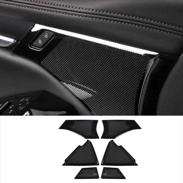 新型 マツダ3 セダン/ファストバック BP系 2019.06~ に適合ステンレス フロント リア スピーカー リング ガーニッシュMazda3 Axela M