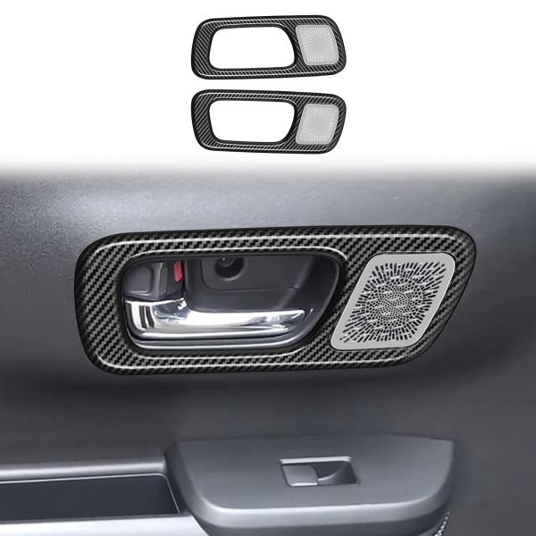 ホンダ 新型 N-BOXカスタム JF5 JF6 専用インナー ドアハンドルカバー 内側ドアボウルカバー ドアノブカバー パーツ ドレスアップ 内装パーツ カスタム ガーニッ