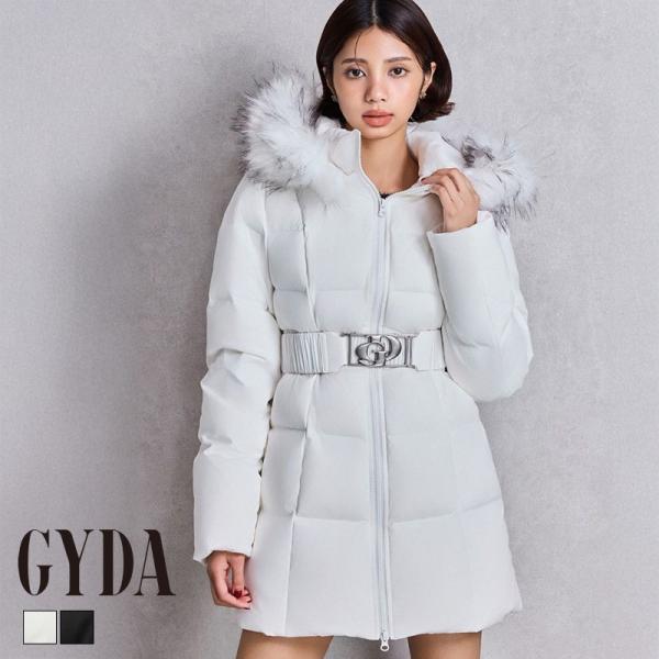 GYDA（ジェイダ） GDベルト付きロングダウンコート 072550040001 gyda